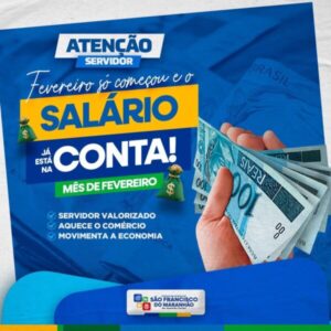 Prefeito de São Francisco do Maranhão, Francisco do Posto, efetua pagamento de servidores referente a Fevereiro