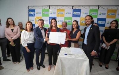 DEPUTADA HELENA DUAILIBE PARTICIPA DE ATO PARA IMPLANTAÇÃO DA CASA DA MULHER EM SÃO JOSÉ DE RIBAMAR