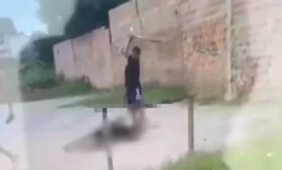 Vídeo: Jovem é baleado e agredido a pauladas em Timon