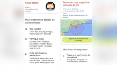 Google desativa sistema de alerta para terremoto no Brasil depois de notificação falsa