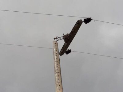 Após matéria do Blog Minuto Barra, Equatorial Energia resolve problema de poste quebrado no Povoado Lagoa Nova em Barra do Corda