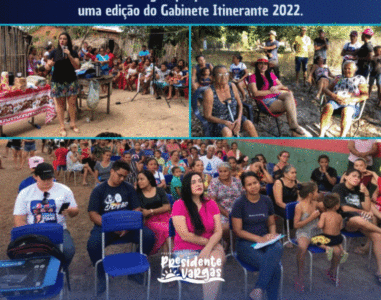 Em Presidente Vargas, prefeita Fabiana realiza mais uma edição do Gabinete Itinerante 2022.