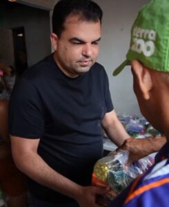 Álvaro Pires mantém agenda de doação de alimentos…