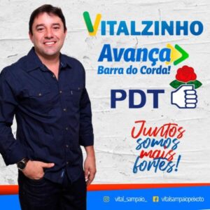 Após se filiar no PDT, Vitalzinho afirma que tem total garantia e apoio do senador Weverton para disputar o cargo de prefeito em Barra do Corda