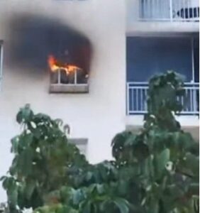 Vídeo: Incêndio em apartamento em condomínio de São Luís