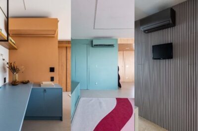 Ar-condicionado colorido: recurso cria cenários contemporâneos nos projetos de interiores