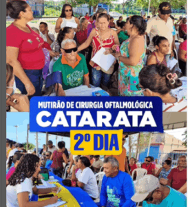 Mutirão da Catarata promovido pela Prefeitura de Presidente Sarney realiza cerca de 500 atendimentos