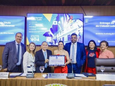 Audreia Noleto recebe o título de cidadã ludovicense…
