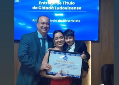 Audreia Noleto recebe título de ‘Cidadã de São Luís’…