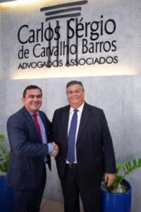 Escritório Carlos Sérgio de Carvalho Barros parabeniza o Ministro da Justiça Flávio Dino, pela honrosa indicação ao cargo de Ministro do Supremo Tribunal Federa