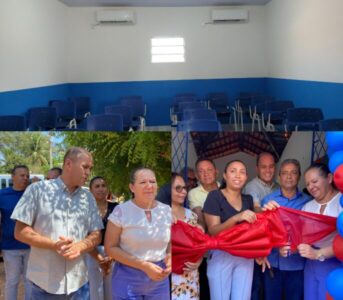 Prefeitura de Buriti Bravo entrega escola reformada e 100% climatizada