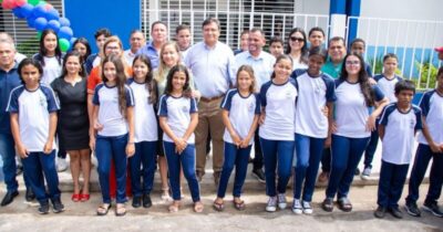 Prefeito Jones Braga reinaugura Escola Raimundo de Oliveira Corrêa em Nina Rodrigues