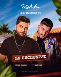 Hoje tem festa no rio mar com ls exclusive..