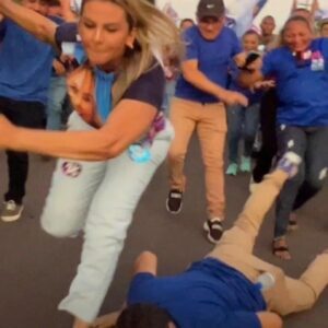 Deputado estadual Cláudio Cunha cai em caminhada da esposa e vai para o hospital