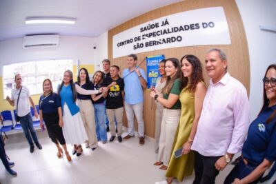 Vereador Penha comemora inauguração do Centro de Especialidades do São Bernardo