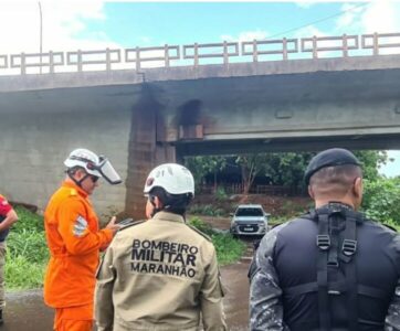 Trinta bombeiros maranhenses atuam na Ponte de Estreito…
