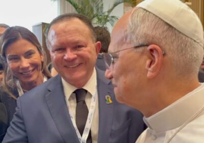 Brandão e o papa Leão XIV…