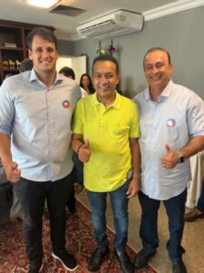 Deputado Júnior Cascaria prestigia convenção do MDB e posse de Marcus Brandão…