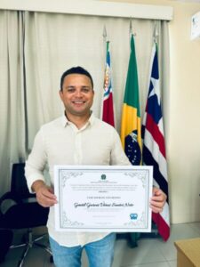 Veja Agora: Gentil Garcês é diplomado para o terceiro mandato consecutivo e se torna o vereador mais votado da história de São Bento