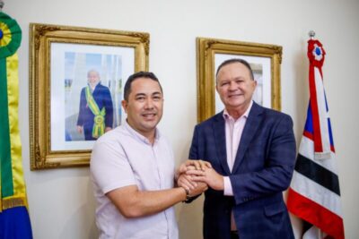 Prefeito André da Ralpnet tem encontro com o Governador Carlos Brandão para tratar sobre benefícios para Pinheiro