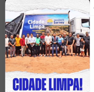 Limpeza Pública de Presidente Sarney recebeu um importante reforço com a chegada de um novo caminhão compactado