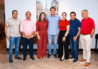 Felipe Camarão recebe grupo de Josimar de Maranhãozinho