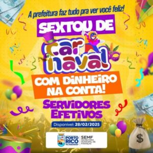 Prefeito de Porto Rico, Aldo Brown, anuncia pagamento de servidores para esta sexta (28)