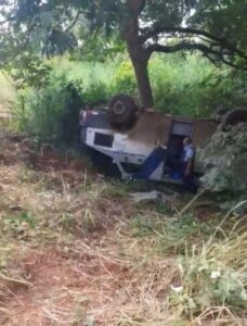 Carro-forte que transportava dinheiro para bancos em Grajaú tomba no município de Montes Altos