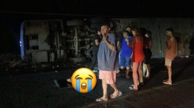 Tragédia! Acidente com ônibus da Guanabara deixa dois mortos e 18 feridos em Santa Quitéria