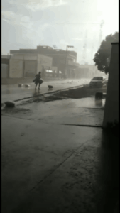 Chuva com fortes ventos provoca estragos na tarde desta sexta-feira(20) em Barra do Corda