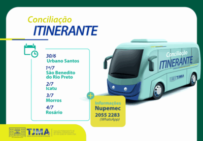 Semana Estadual de Conciliação: Ônibus itinerante do TJ percorre cinco cidades do MA