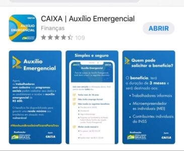 CONFIRA AQUI: Governo Federal acaba de disponibilizar aplicativo para cadastro e recebimento do auxílio emergencial que varia de R$ 600 a R$ 1.200