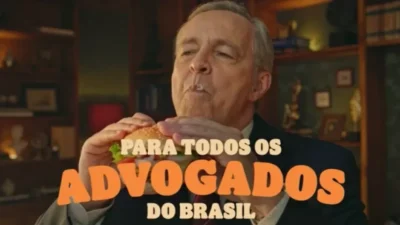 Burger King dará sanduíche de graça para advogados