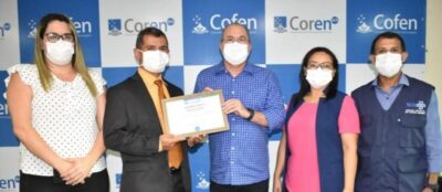 Coren homenageia deputado Hildo Rocha com título de Amigo da Enfermagem