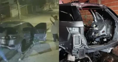 Polícia encontra carro de luxo roubado de Péricles desmontado, na Zona Leste de São Paulo