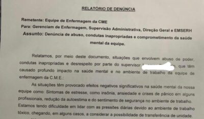 Supervisor do Hospital Aquiles Lisboa é acusado de assédio moral e caso pode ganhar destaque nacional