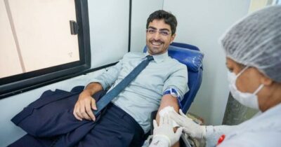 Deputados e servidores participam de campanha de doação de sangue na Assembleia