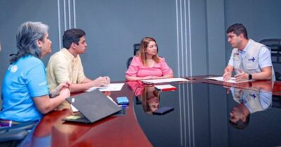 Iracema Vale traça estratégias para fortalecer campanhas de vacinação com a SES, Unicef e Famem
