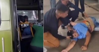 Motorista passa mal dentro de ônibus e é socorrido no terminal da Cohab, em São Luís