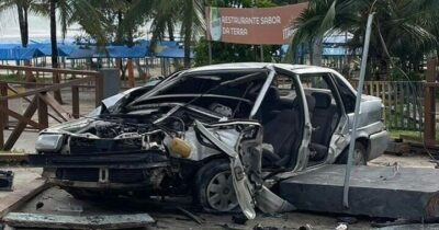 Motorista morre em acidente, após perder controle da direção na extensão da Avenida Litorânea