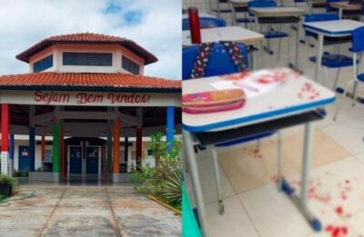 Estudante do 9º ano ataca duas meninas com uma machadinha, no interior do Ceará