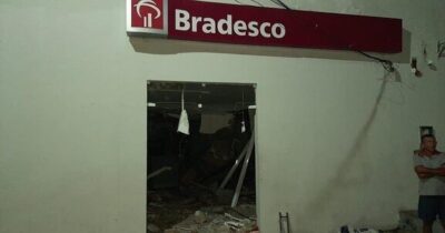 Grupo criminoso explode agência bancária em São Vicente de Ferrer-Ma