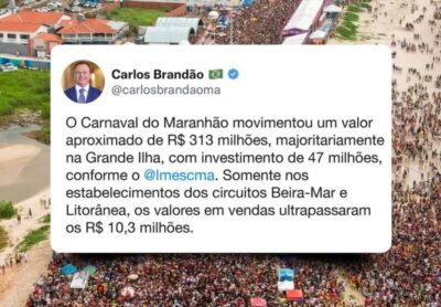Carnaval do MA movimenta mais de R$ 300 milhões na Grande Ilha