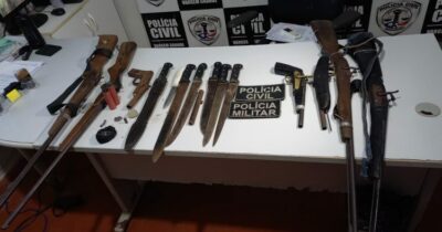 Três são presos e um apreendido em operação da Polícia contra associação criminosa e tráfico de drogas, em Vargem Grande