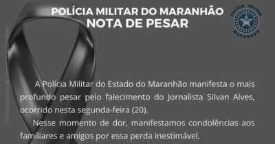 Polícia Militar emite nota de pesar pelo falecimento do Jornalista Silvan Alves
