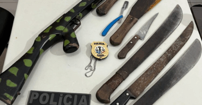 Polícia prende homem em flagrante por ameaça, tortura e cárcere privado contra a ex-mulher, em Paço do Lumiar