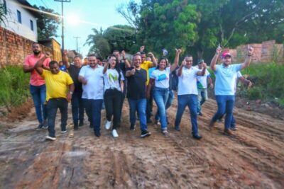 Fred Campos inicia novas frentes de pavimentação em Paço do Lumiar