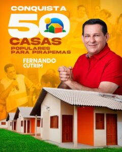 Pirapemas é contemplada com 50 casas pelo Governo Federal: Conquista Reflete o Compromisso da Gestão de Fernando Cutrim com o Desenvolvimento Municipal