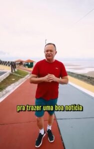 Brandão anuncia pista liberada na Litorânea para desportistas