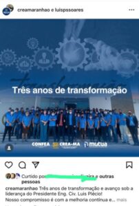 Denúncia de uso da estrutura do CREA-MA pode anular votos para Wesley Costa nas eleições conselho…